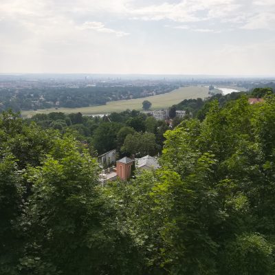 Ausblick über Dresden
