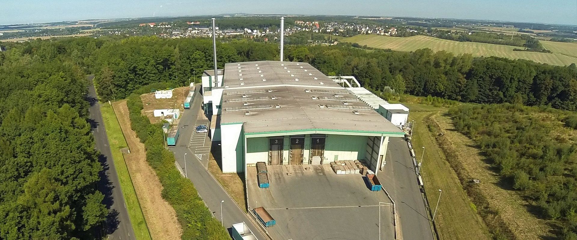 Die stillgelegte Restabfallbehandlungsanlage des Abfallwirtschaftsverbandes (AWVC) am Weißen Weg in Chemnitzer. Am gleichen Standort soll eine neue Anlage zur Verwertung von Bioabfällen entstehen. (Foto: AWVC)